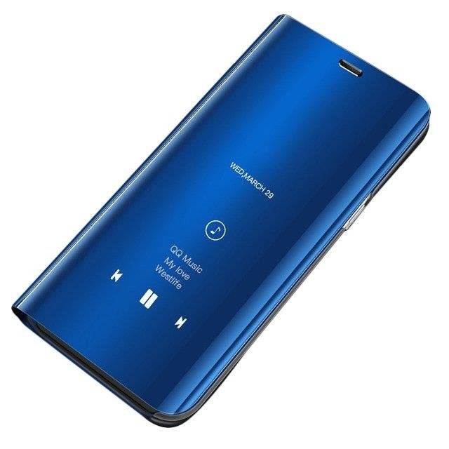 Průhledný kryt Clear View Case modrý – Huawei P Smart 2019 / Honor 10 Lite | Levné Kryty | Levné Kryty | Levné Kryty