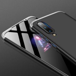 Ochranný kryt 360 Protection černo-stříbrný – Xiaomi Mi 9 | Levné Kryty | Levné Kryty | Levné Kryty