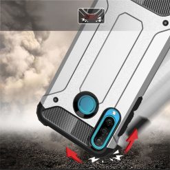 Odolný kryt Hybrid Armor stříbrný – Huawei P30 Lite | Levné Kryty | Levné Kryty | Levné Kryty
