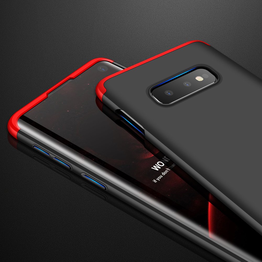 Oboustranné pouzdro 360 Full body protection červeno-černé – Samsung Galaxy S10e | Levné Kryty | Levné Kryty | Levné Kryty