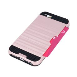 Odolne pouzdro Defender Card růžové – Apple iPhone 7 / iPhone 8 / iPhone SE 2020 / iPhone SE 2022 | Levné Kryty | Levné Kryty | Levné Kryty