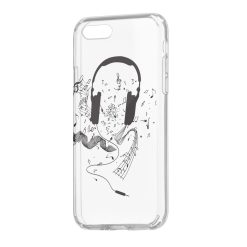 Zadní kryt Trendy s potiskem Music transparentní – Apple iPhone 7 / iPhone 8 / iPhone SE 2020 / iPhone SE 2022 | Levné Kryty | Levné Kryty | Levné Kryty