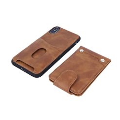 Peněženkové pouzdro Pocket Case hnědé – Apple iPhone 7 / iPhone 8 / iPhone SE 2020 / iPhone SE 2022 | Levné Kryty | Levné Kryty | Levné Kryty