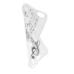 Zadní kryt Trendy s potiskem Music transparentní – iPhone 6 / 6S | Levné Kryty | Levné Kryty | Levné Kryty