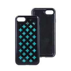 Zadní kryt Liquid Geometric černo-zelený – Apple iPhone 6 / 6S | Levné Kryty | Levné Kryty | Levné Kryty