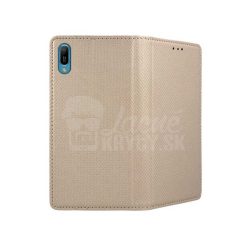 Knížkové pouzdro Smart Case Book zlaté – Huawei Y6 2019 | Levné Kryty | Levné Kryty | Levné Kryty