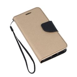 Peněženkové pouzdro Fancy Book zlato-černé – Samsung Galaxy A70 | Levné Kryty | Levné Kryty | Levné Kryty