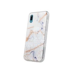 Zadní kryt s potiskem Marble bílý – Huawei Y6 2019 | Levné Kryty | Levné Kryty | Levné Kryty