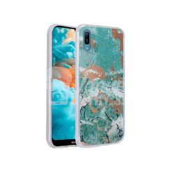 Zadní kryt s potiskem Marble zelený – Huawei Y6 2019 | Levné Kryty | Levné Kryty | Levné Kryty