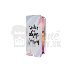 Knížkové pouzdro Trendy case Smiles are always in fashion – Samsung Galaxy A20e | Levné Kryty | Levné Kryty | Levné Kryty