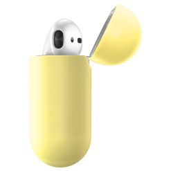 Pouzdro Baseus Silica Gel Protector žluté – Apple AirPods | Levné Kryty | Levné Kryty | Levné Kryty