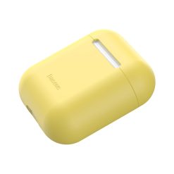 Pouzdro Baseus Silica Gel Protector žluté – Apple AirPods | Levné Kryty | Levné Kryty | Levné Kryty