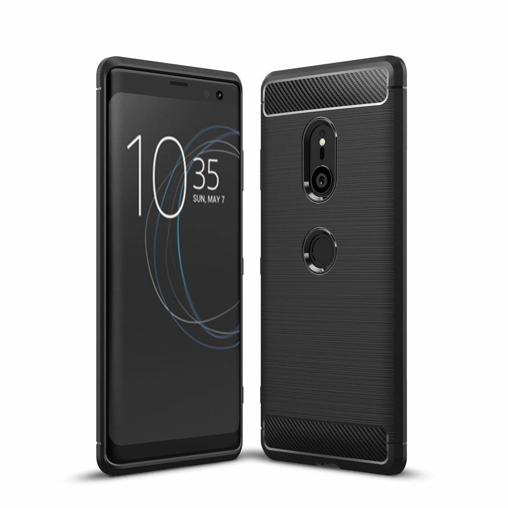 Zadní kryt Carbon černý – Sony Xperia XZ3 | Levné Kryty | Levné Kryty | Levné Kryty