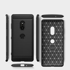Zadní kryt Carbon černý – Sony Xperia XZ3 | Levné Kryty | Levné Kryty | Levné Kryty