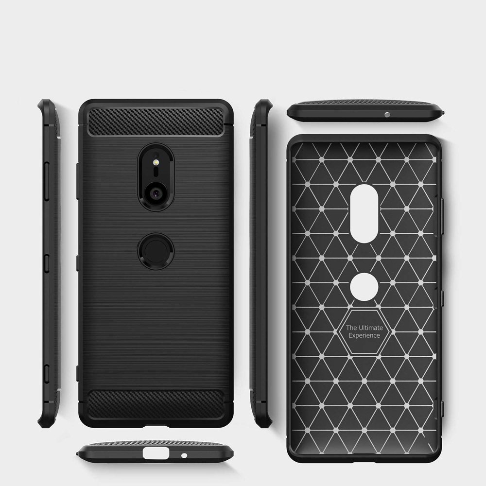 Zadní kryt Carbon černý – Sony Xperia XZ3 | Levné Kryty | Levné Kryty | Levné Kryty