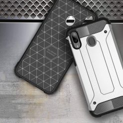 Odolný kryt Hybrid Armor stříbrný – Samsung Galaxy M20 | Levné Kryty | Levné Kryty | Levné Kryty