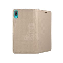 Knížkové pouzdro Smart Case Book zlaté – Huawei Y7 2019 | Levné Kryty | Levné Kryty | Levné Kryty