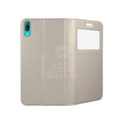 Knížkové pouzdro Smart Look zlaté – Huawei Y7 2019 | Levné Kryty | Levné Kryty | Levné Kryty