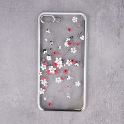 Zadní kryt Flower case stříbrný – iPhone Xr | Levné Kryty | Levné Kryty | Levné Kryty