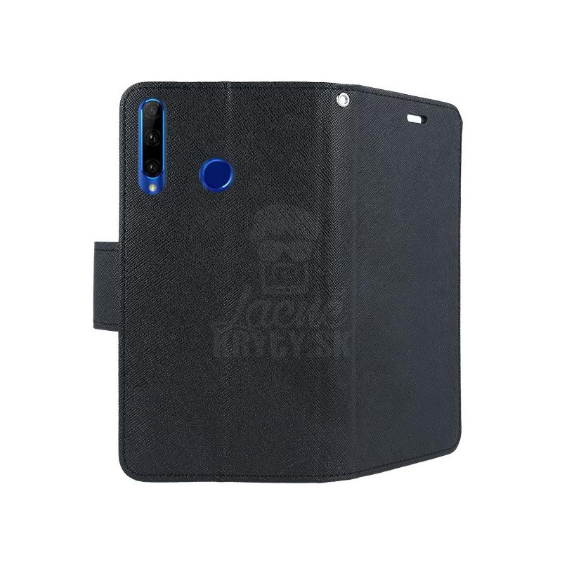 Peněženkové pouzdro Fancy Book černé – Honor 20 Lite | Levné Kryty | Levné Kryty | Levné Kryty