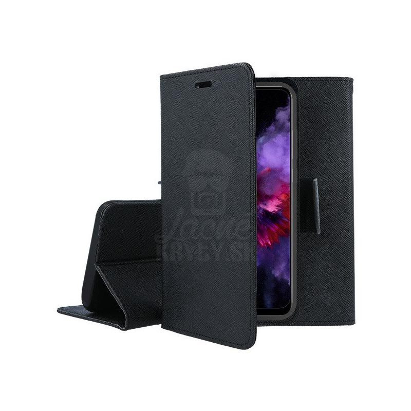 Peněženkové pouzdro Fancy Book černé – Honor 20 Lite | Levné Kryty | Levné Kryty | Levné Kryty