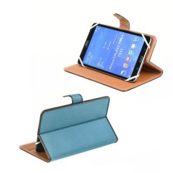 Univerzální knížkové pouzdro Fancy book modré pro tablet s 9 – 10 palcovým displejem | Levné Kryty | Levné Kryty | Levné Kryty