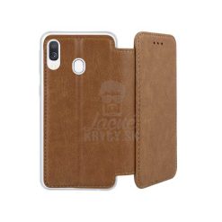Knížkové pouzdro Prime case hnědé – Samsung Galaxy A40 | Levné Kryty | Levné Kryty | Levné Kryty