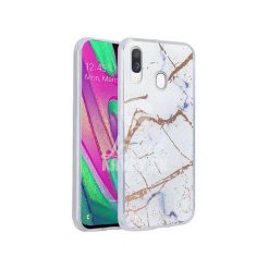 Zadní kryt s potiskem Marble bílý – Samsung Galaxy A40 | Levné Kryty | Levné Kryty | Levné Kryty