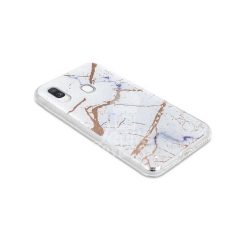 Zadní kryt s potiskem Marble bílý – Samsung Galaxy A40 | Levné Kryty | Levné Kryty | Levné Kryty