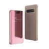 Průhledný kryt Flip View Case stříbrný – Samsung Galaxy S10 Plus (S10+) | Levné Kryty | Levné Kryty | Levné Kryty