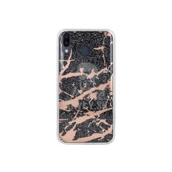 Zadní kryt s potiskem Marble černý – Samsung Galaxy M20 | Levné Kryty | Levné Kryty | Levné Kryty