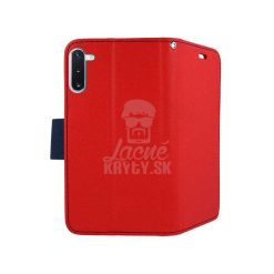 Peněženkové pouzdro Fancy Book červené – Samsung Galaxy Note 10 | Levné Kryty | Levné Kryty | Levné Kryty