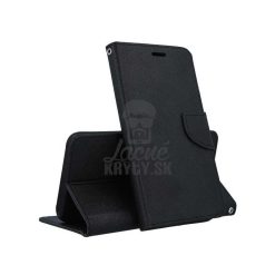Peněženkové pouzdro Fancy Book černé – Samsung Galaxy Note 10 Plus (10+) | Levné Kryty | Levné Kryty | Levné Kryty