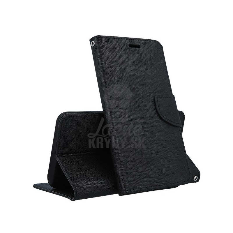 Peněženkové pouzdro Fancy Book černé – Samsung Galaxy Note 10 Plus (10+) | Levné Kryty | Levné Kryty | Levné Kryty