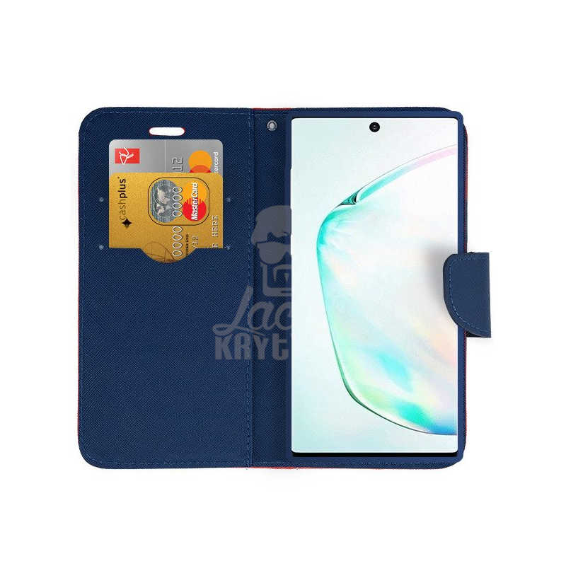 Peněženkové pouzdro Fancy Book červené – Samsung Galaxy Note 10 Plus (10+) | Levné Kryty | Levné Kryty | Levné Kryty