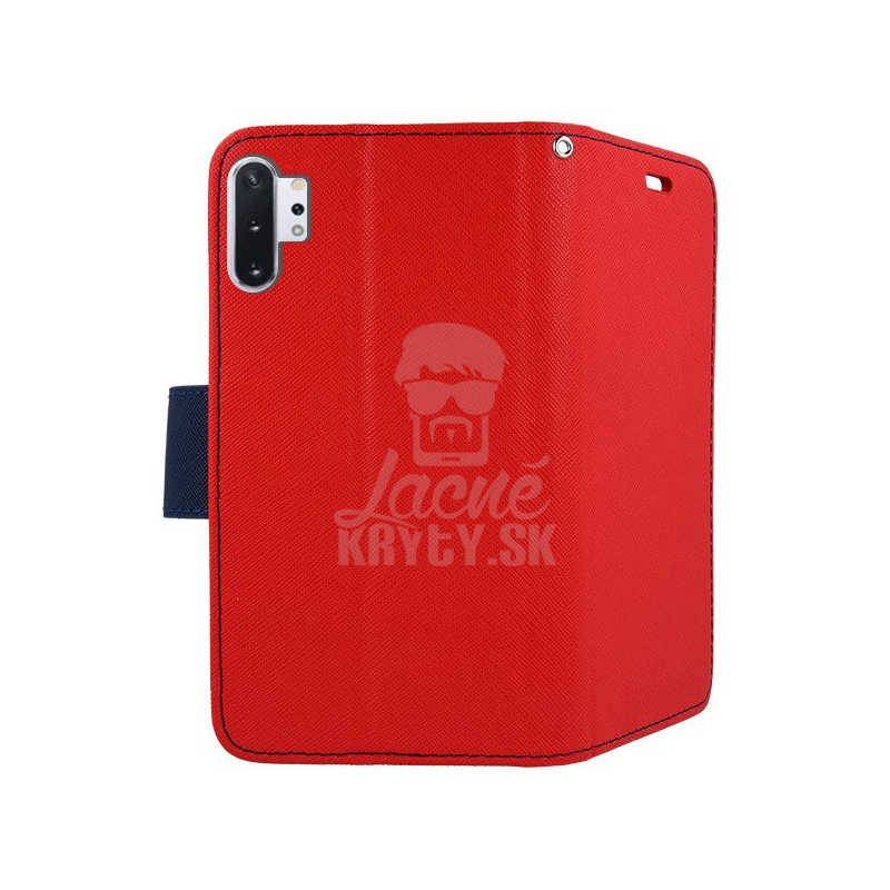 Peněženkové pouzdro Fancy Book červené – Samsung Galaxy Note 10 Plus (10+) | Levné Kryty | Levné Kryty | Levné Kryty
