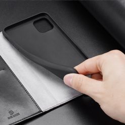 Peněženkové pouzdro Dux Ducis Kado černé – Apple iPhone 11 | Levné Kryty | Levné Kryty | Levné Kryty