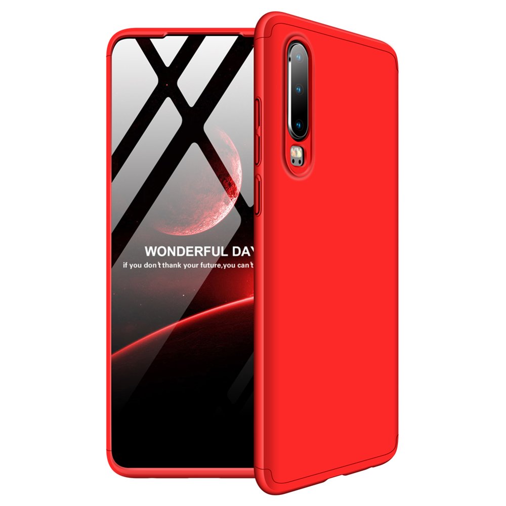 Oboustranné pouzdro 360 Full body protection červené – Huawei P30 | Levné Kryty | Levné Kryty | Levné Kryty
