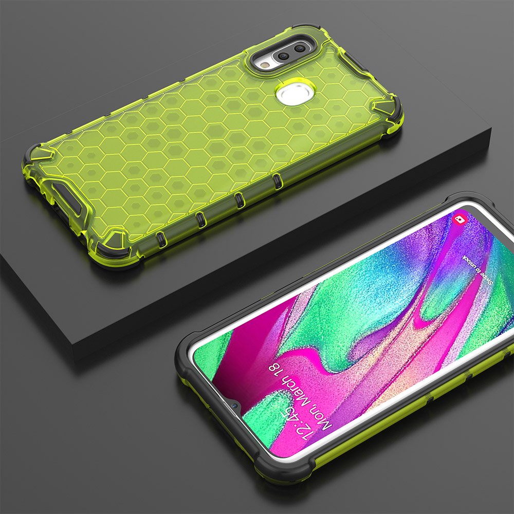 Odolný kryt Honeycomb Armor zelený – Samsung Galaxy A40 | Levné Kryty | Levné Kryty | Levné Kryty