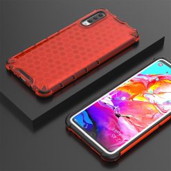 Odolný kryt Honeycomb Armor červený – Samsung Galaxy A70 | Levné Kryty | Levné Kryty | Levné Kryty