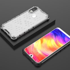 Odolný kryt Honeycomb Armor transparentní – Xiaomi Redmi Note 7 | Levné Kryty | Levné Kryty | Levné Kryty