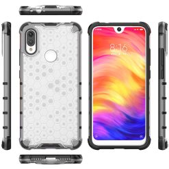 Odolný kryt Honeycomb Armor transparentní – Xiaomi Redmi Note 7 | Levné Kryty | Levné Kryty | Levné Kryty