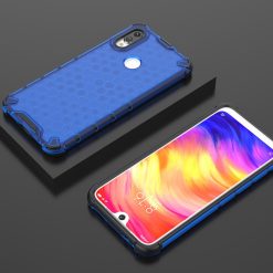 Odolný kryt Honeycomb Armor modrý – Xiaomi Redmi Note 7 | Levné Kryty | Levné Kryty | Levné Kryty