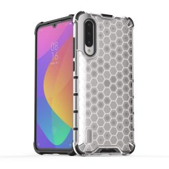 Odolný kryt Honeycomb Armor transparentní – Xiaomi Mi A3 | Levné Kryty | Levné Kryty | Levné Kryty