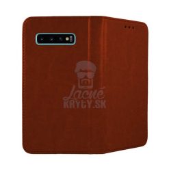 Kožené pouzdro Smart Pro hnědé – Samsung Galaxy S10 | Levné Kryty | Levné Kryty | Levné Kryty