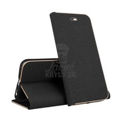 Knížkové pouzdro Luna Book černé – Apple iPhone Xs Max | Levné Kryty | Levné Kryty | Levné Kryty