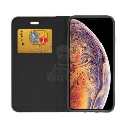 Knížkové pouzdro Luna Book černé – Apple iPhone Xs Max | Levné Kryty | Levné Kryty | Levné Kryty