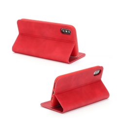 Peněženkové pouzdro Silk Case červené – iPhone Xs Max | Levné Kryty | Levné Kryty | Levné Kryty