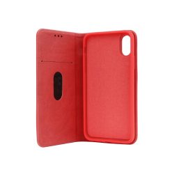Peněženkové pouzdro Silk Case červené – iPhone Xs Max | Levné Kryty | Levné Kryty | Levné Kryty