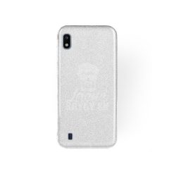 Třpytivý kryt Shining case stříbrný – Samsung Galaxy A10